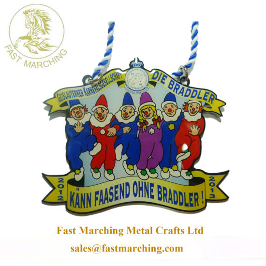 Custom Good Quality Pendant Childrens Football Printing Finisher Medal