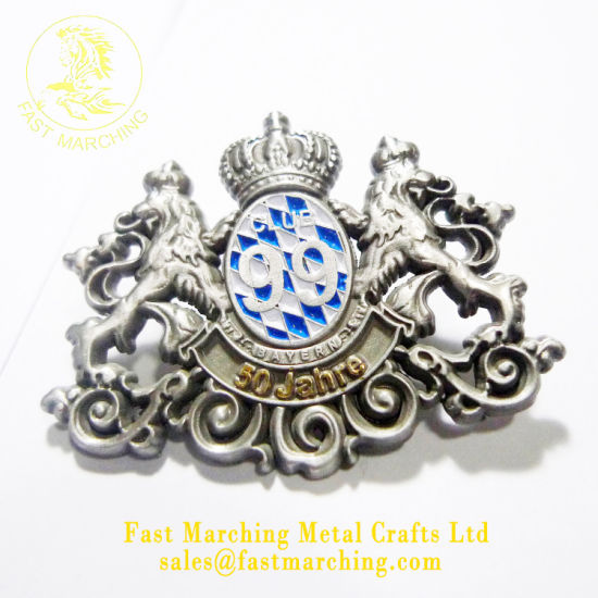 Factory Price Custom Badge Tinplate 3D Die Casting Lapel Pin