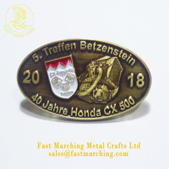 Factory Price Custom Badge Tinplate 3D Die Casting Lapel Pin