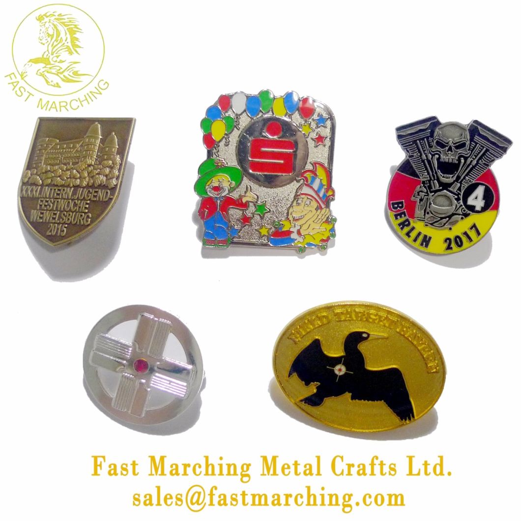 Factory Price Custom Badge Tinplate 3D Die Casting Lapel Pin