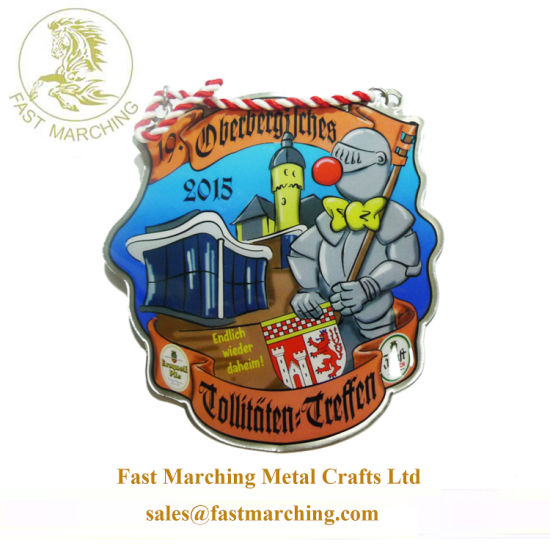 Custom Good Quality Pendant Childrens Football Printing Finisher Medal