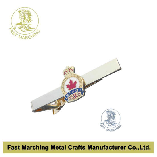 Custom Printed Enamel Shirt Tie Clip Tie Bar Tie Tack