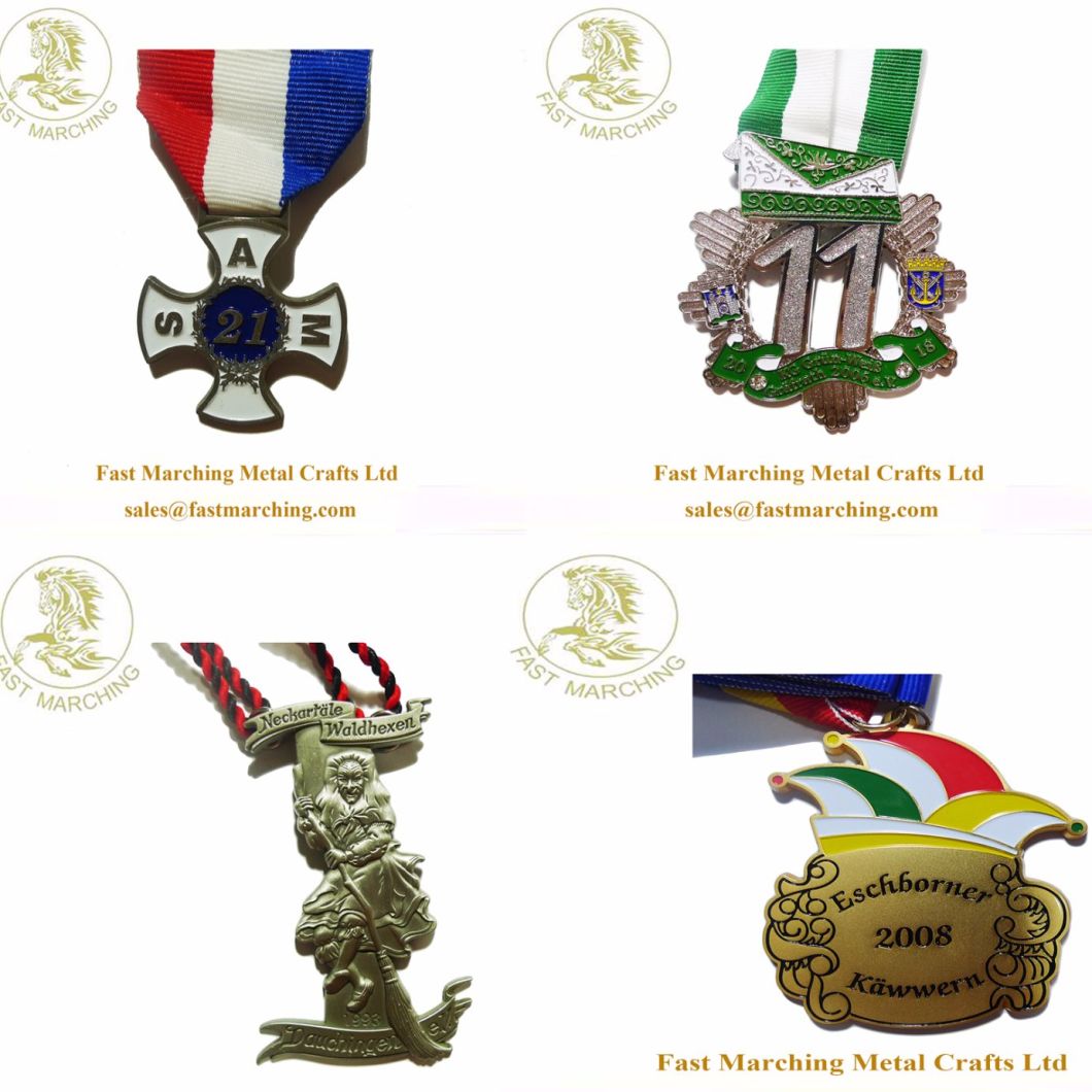 Custom Good Quality Pendant Childrens Football Printing Finisher Medal