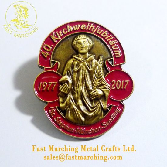 Factory Price Event Badge Metal Logo Zinc Alloy Lapel Pin