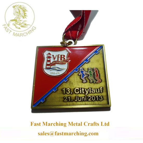 Factory Price Custom Enamel Emblems Fake Medal Sport for Sale